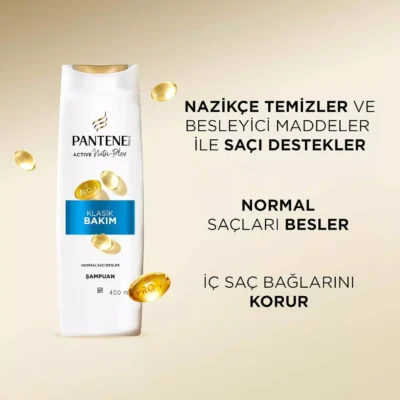 خرید و قمیت شامپو مو پنتن کلاسیک PANTENE klasik bakim حجم 400 میلی لیتر