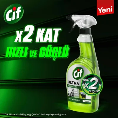 خرید و قیمت اسپری چربی زدا چند منظوره سیف Cif ULTRA ANINDA ETKİ حجم 750 میلی لیتر
