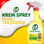 اسپری چربی زدا کرمی چند منظوره سیف Cif KREM SPREY Ultra Yağ Çözücü حجم 750 میلی لیتر - Image 3
