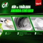اسپری چربی زدا چند منظوره سیف Cif ULTRA ANINDA ETKİ حجم 750 میلی لیتر - Image 3