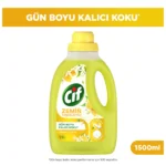 خرید و قیمت مایع کف شوی سیف رایحه شکوفه لیمو Cif ZEMİN TEMİZLEYİCİ حجم 1500 میلی لیتر