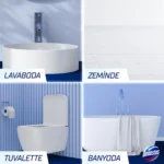 خرید و قیمت مایع سفید کننده و جرمگیر سطوح دامستوس مدل سفیدی برف Domestos KAR BEYAZI حجم 750 میلی لیتر