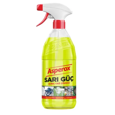 خرید و قیمت اسپری چربی زدا چند منظوره آسپروکس ساری گوج Asperox SARI GÜC حجم 1000 میلی لیتر