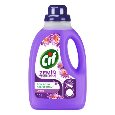 خرید و قیمت مایع کف شوی سیف رایحه لوتوس Cif ZEMİN TEMİZLEYİCİ حجم 1500 میلی لیتر