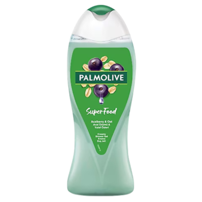 خرید و قیمت شامپو بدن پالمولیو حاوی جو دوسر رایحه آکای بری PALMOLIVE Shower Gel حجم 500 میلی لیتر