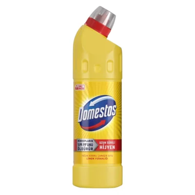 خرید و قیمت مایع سفید کننده و جرمگیر سطوح دامستوس مدل لیمویی Domestos LIMON FERAHLIĞI حجم 750 میلی لیتر