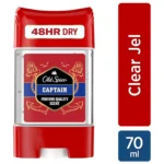خرید و قیمت مام ضد تعریق ژله ای اولد اسپایس ۴۸ ساعته رایحه کاپیتان Old spice captain حجم 70 میلی لیتر