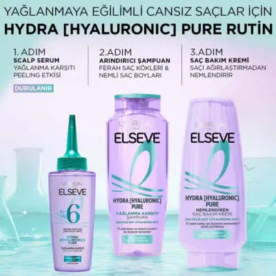 خرید و قیمت شامپو مو لورآل السیو هیدرا هیالورونیک L’Oréal Elseve HYDRA HYALURONIC حجم 300 میلی لیتر