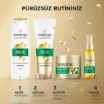 خرید و قیمت شامپو مو پنتن براق کننده و تقویت کننده مو PANTENE GÜÇ VE PARLAKLIK حجم 400 میلی لیتر