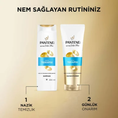 خرید و قیمت شامپو مو پنتن آبرسان PANTENE nem terapisi حجم 400 میلی لیتر
