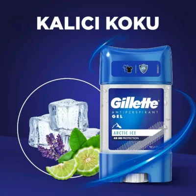 خرید و قیمت مام ضد تعریق ژله ای اولد ژیلت ۴۸ ساعته رایحه یخ‌های قطب شمال Gillette ARCTIC ICE حجم 70 میلی لیتر