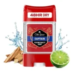 خرید و قیمت مام ضد تعریق ژله ای اولد اسپایس ۴۸ ساعته رایحه کاپیتان Old spice captain حجم 70 میلی لیتر